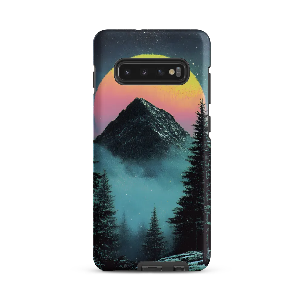 Ethereal Peaks Under Celestial Lights