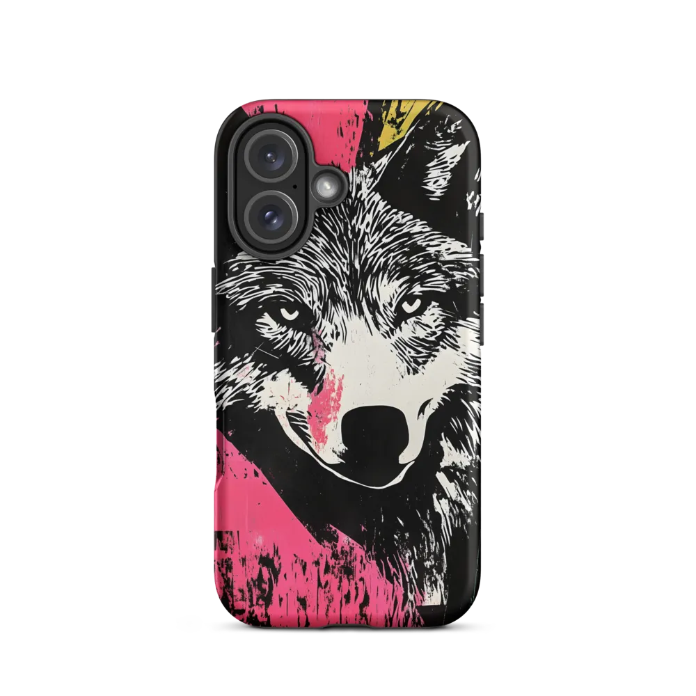 Intense Gaze of the Wolf | Phone Case