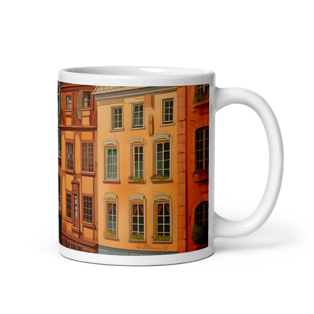 Charming Facades: A Tribute to Urban Living | Mugs | Multiple Sizes & Colors