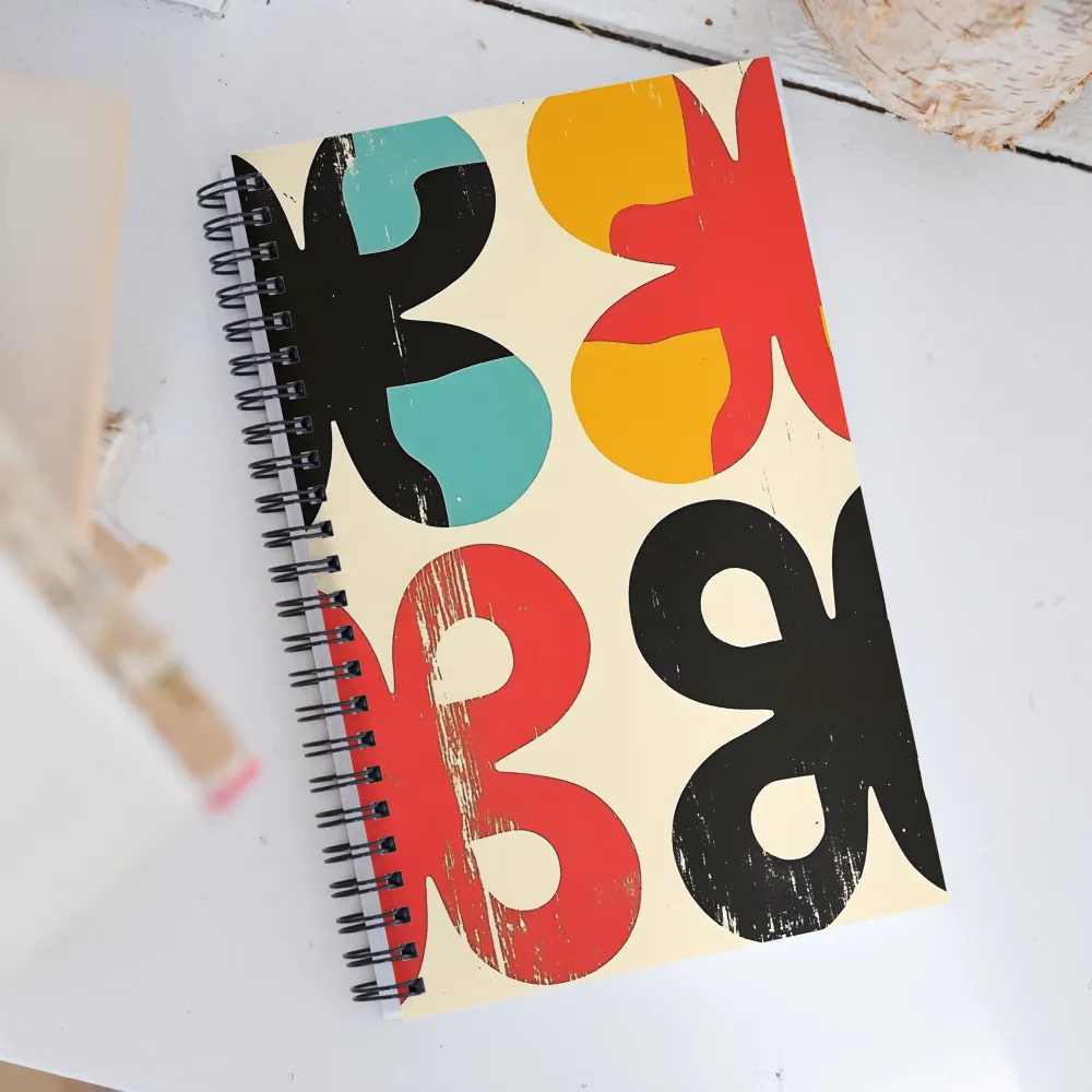 Geometric Playfulness | Spiral Notebook