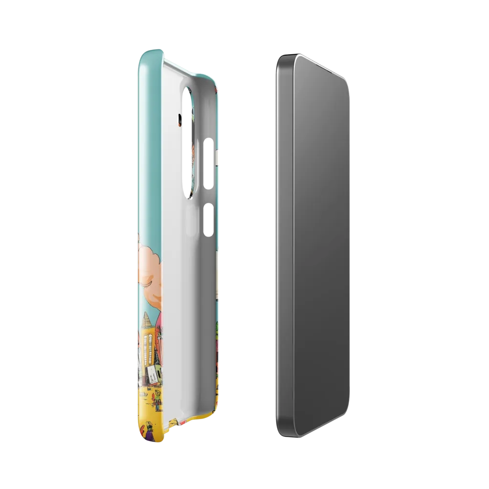 Urban Fantasia: A Whimsical Encounter | Phone Case |  S24 | Snap Case | Glossy