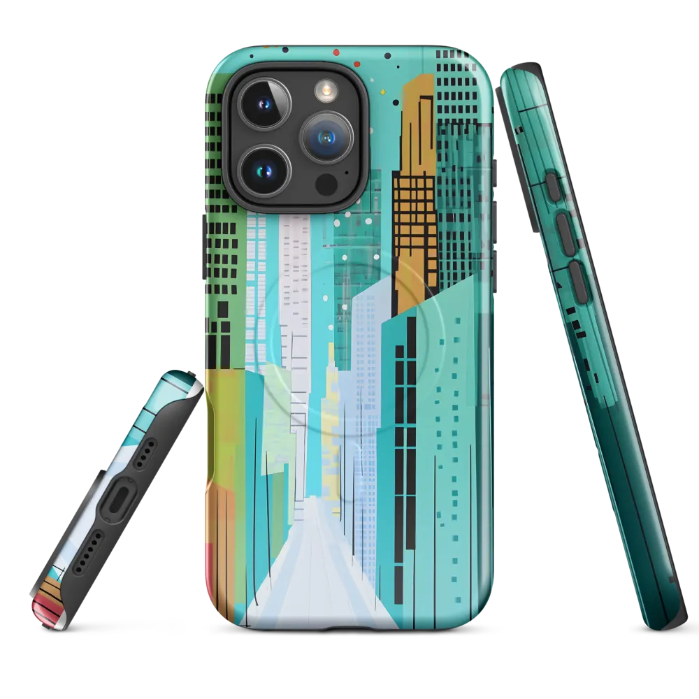 Urban Symphony in Turquoise