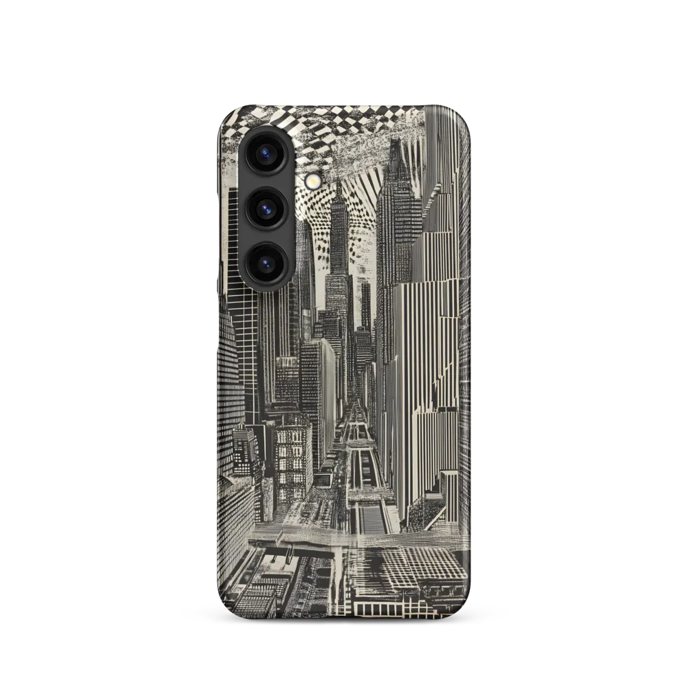Urban Dreams: A Surreal Cityscape | Phone Case |  S24 | Snap Case | Matte
