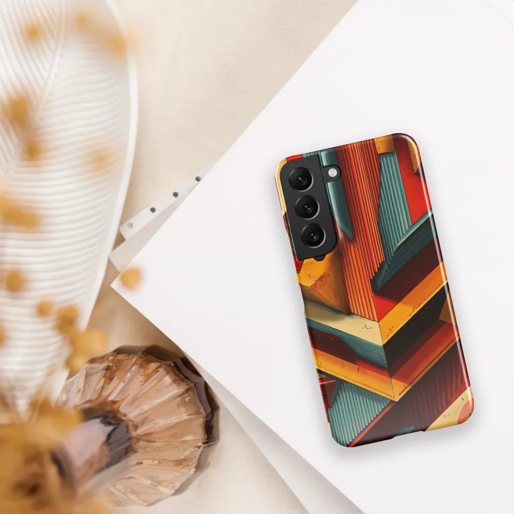 Geometric Harmony | Phone Case |  S22 | Snap Case | Glossy
