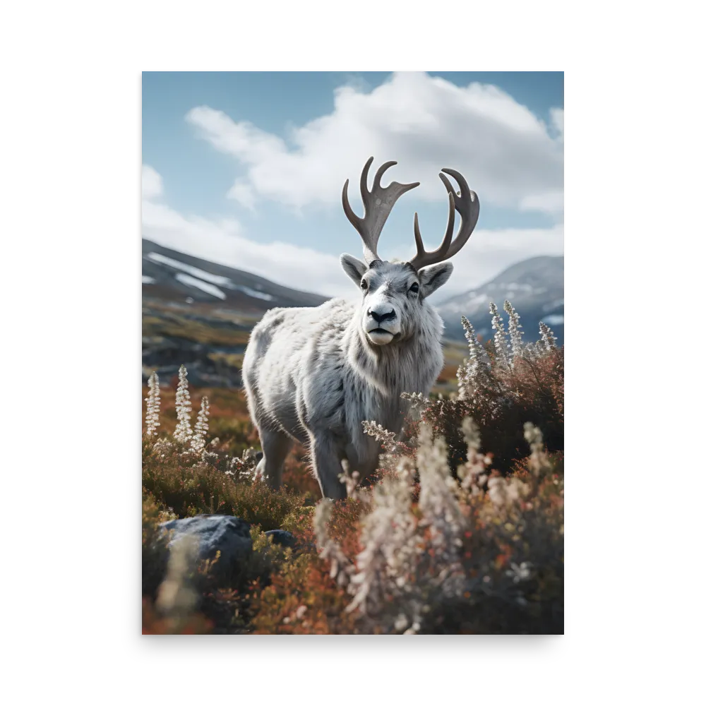 Majestic Harmony: The Reindeer in Nature | Poster | 18″×24″