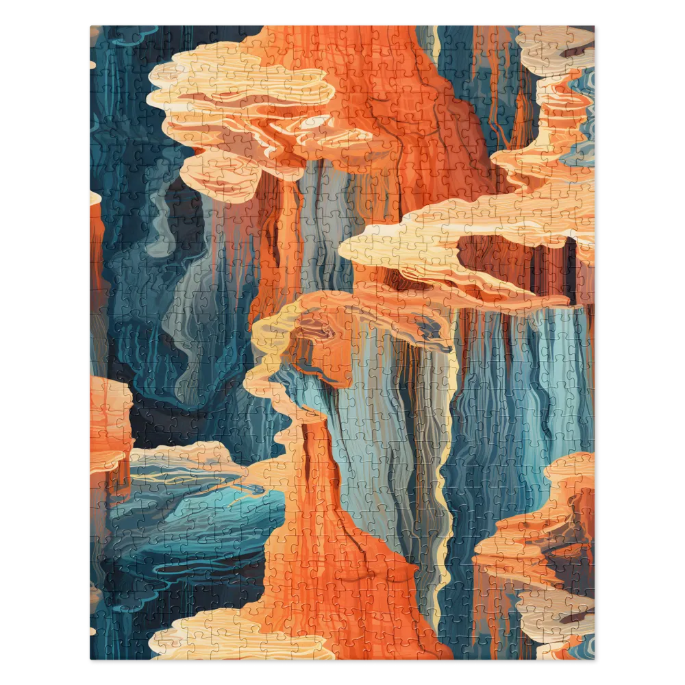 Ethereal Canyon Dreamscape | Jigsaw Puzzle | 520 pieces