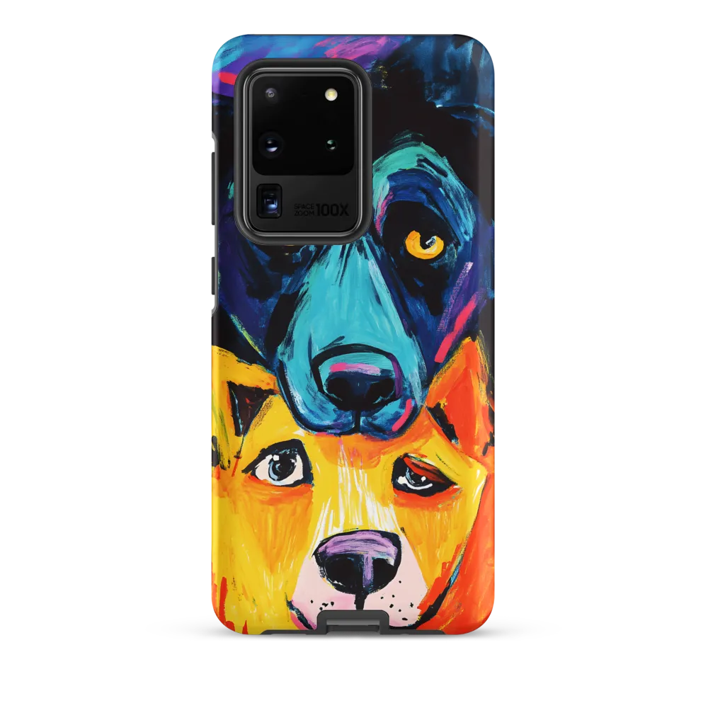 Vibrant Companions: An Expression of Canine Spirit
