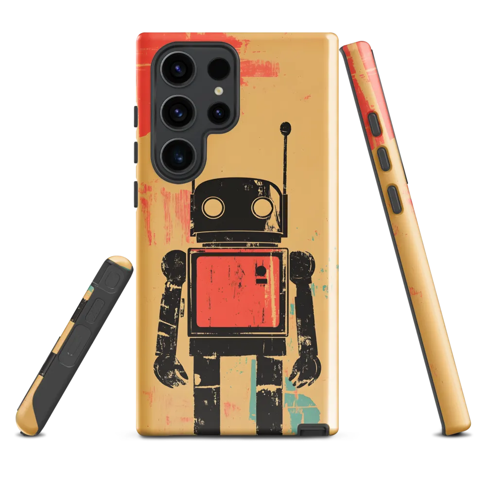 The Retro Robot | Phone Case |  S23 Ultra | Tough Case | Glossy
