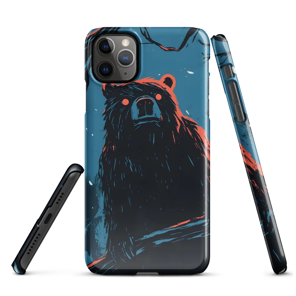 Eerie Majesty: A Bear in the Night | Phone Case |  11 Pro Max | Snap Case | Glossy