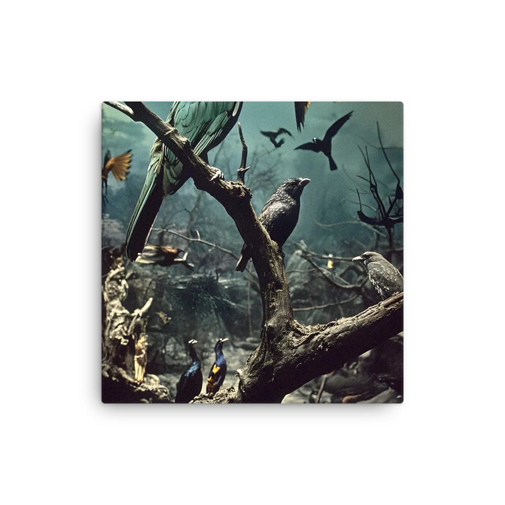 Whispers of the Avian Realm | Thin Canvas | 16″×16″
