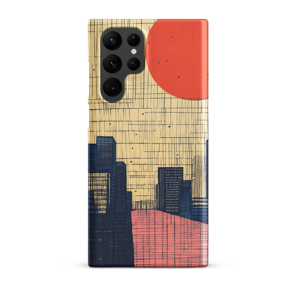 Urban Echoes: A Minimalist Cityscape