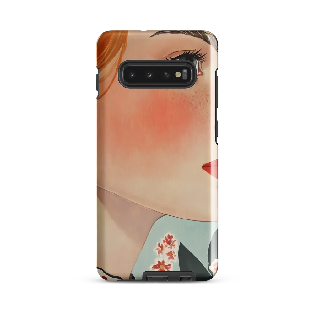 Serene Portrait of a Woman | Phone Case |  S10 Plus | Tough Case | Glossy