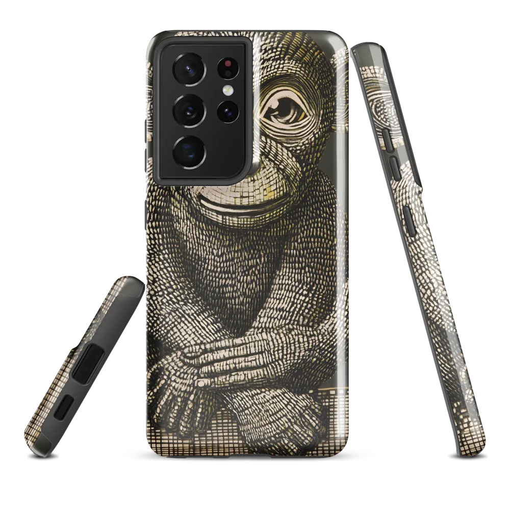 Intricate Primate Portrait