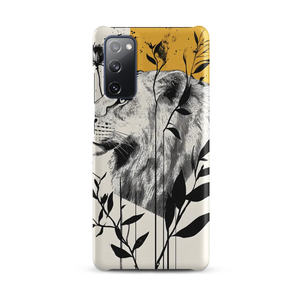 Regal Serenity: The Lion and Flora