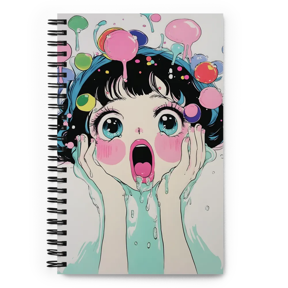 Bubbles of Surprise | Spiral Notebook