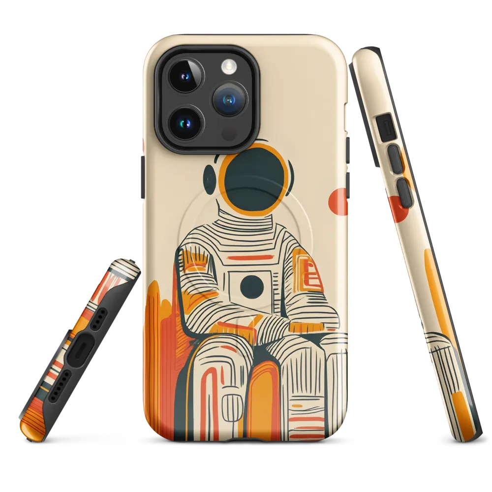 Contemplation of the Stars | Phone Case |  14 Pro Max | MagSafe® Tough Case | Glossy