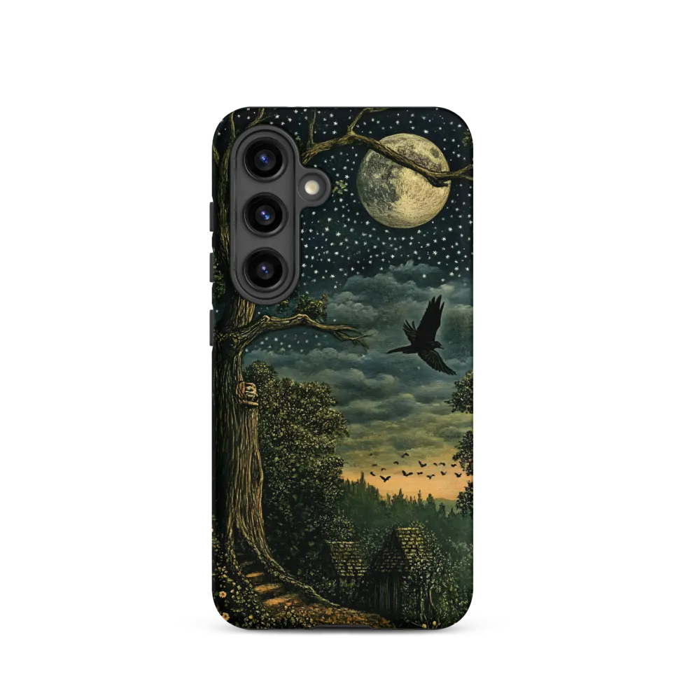 Mystical Nightscape Under the Full Moon
