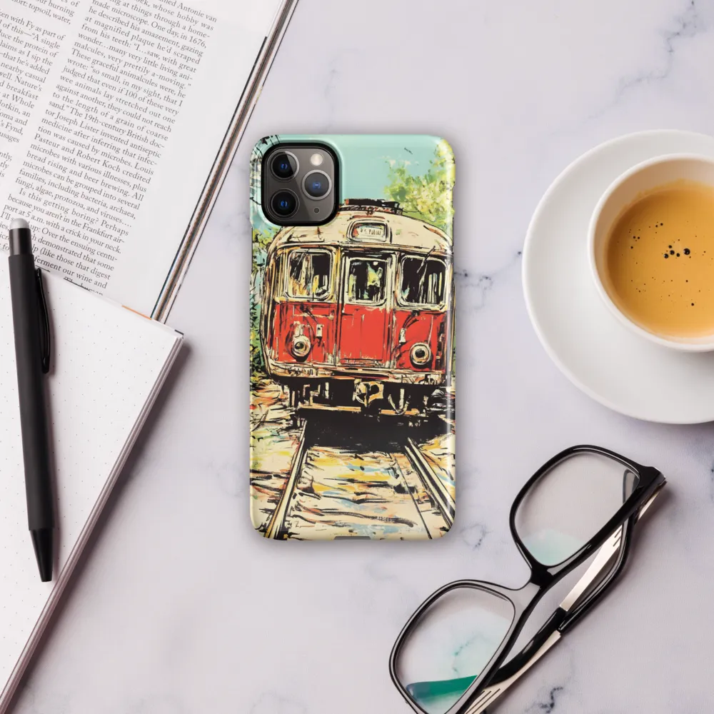 Echoes of Transit: A Train's Journey | Phone Case |  11 Pro Max | Snap Case | Glossy