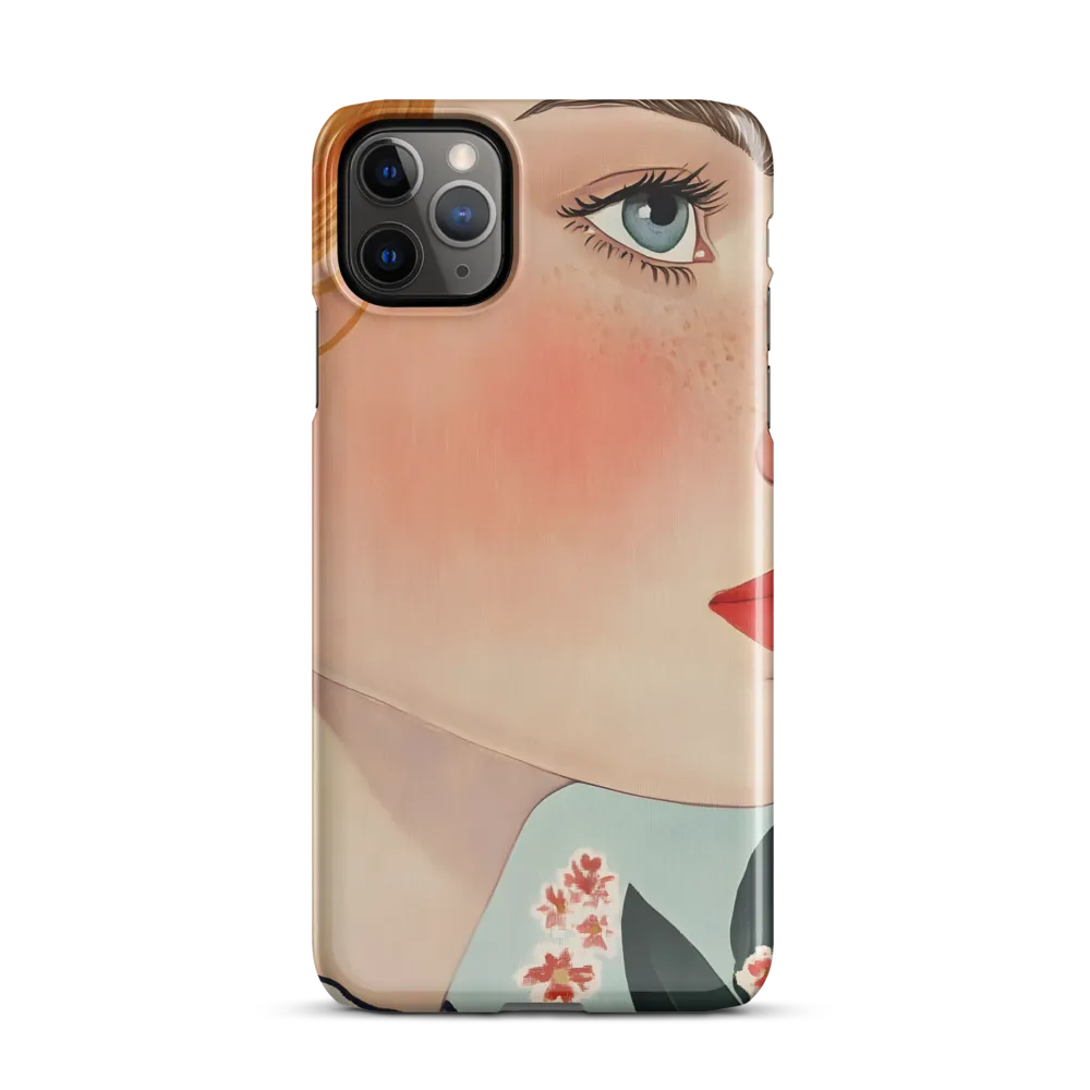 Serene Portrait of a Woman | Phone Case |  11 Pro Max | Snap Case | Glossy