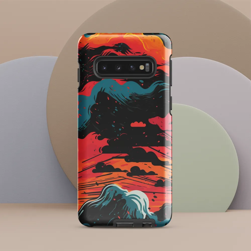 Ethereal Twilight: A Dramatic Landscape in Motion