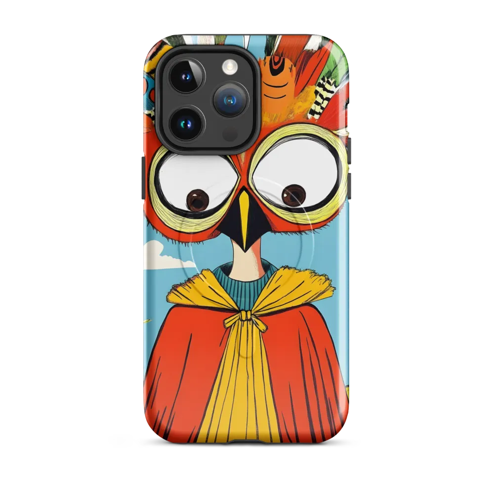 A Whimsical Encounter: The Owl-Human Fusion
