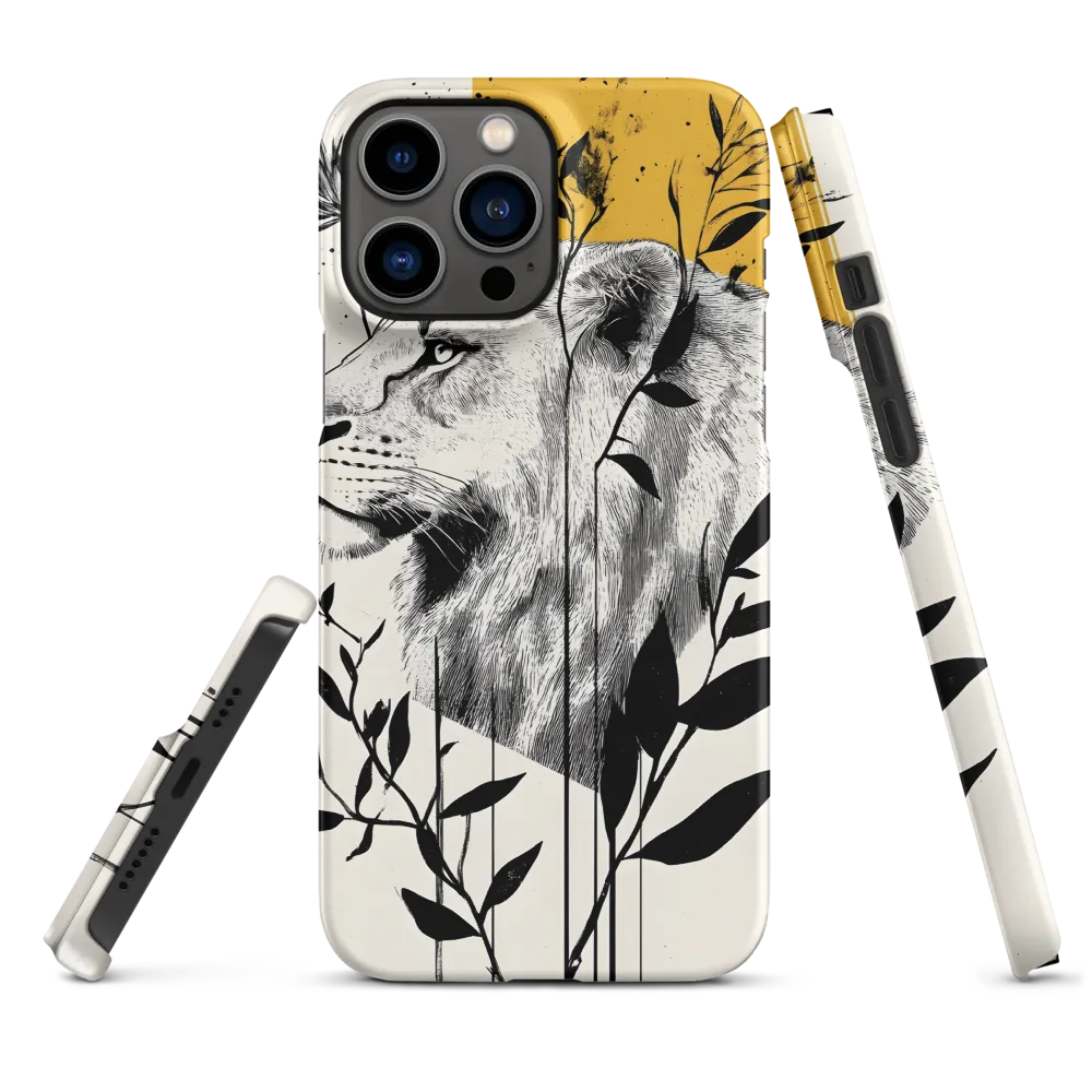 Regal Serenity: The Lion and Flora