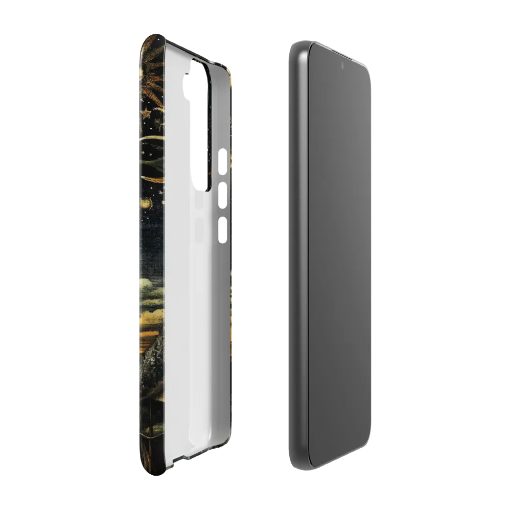 Cosmic Curiosity: A Journey Beyond Earth | Phone Case |  S22 Plus | Snap Case | Glossy