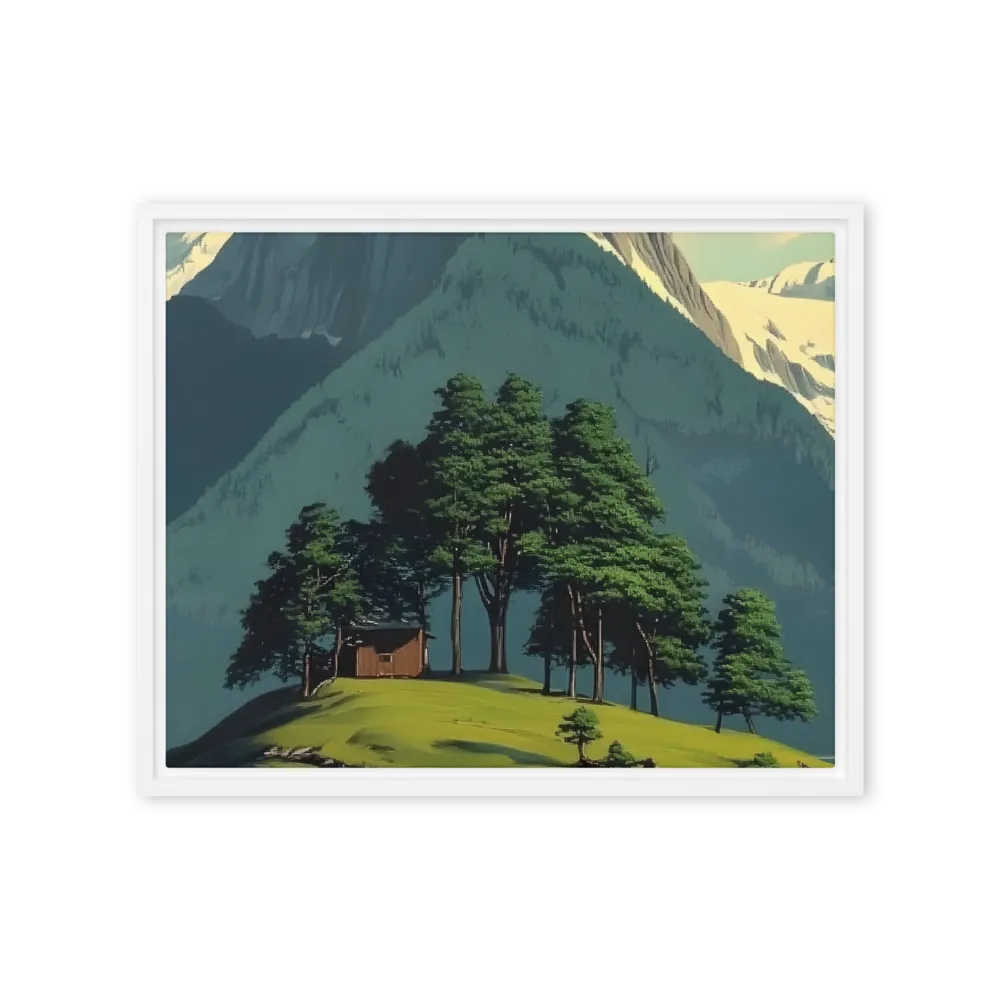 Whispers of Tranquility | Canvas with White Frame | 16″×20″