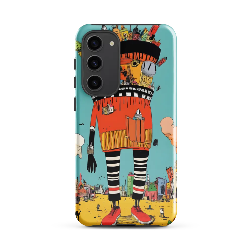 Urban Fantasia: A Whimsical Encounter | Phone Case |  S23 Plus | Tough Case | Glossy