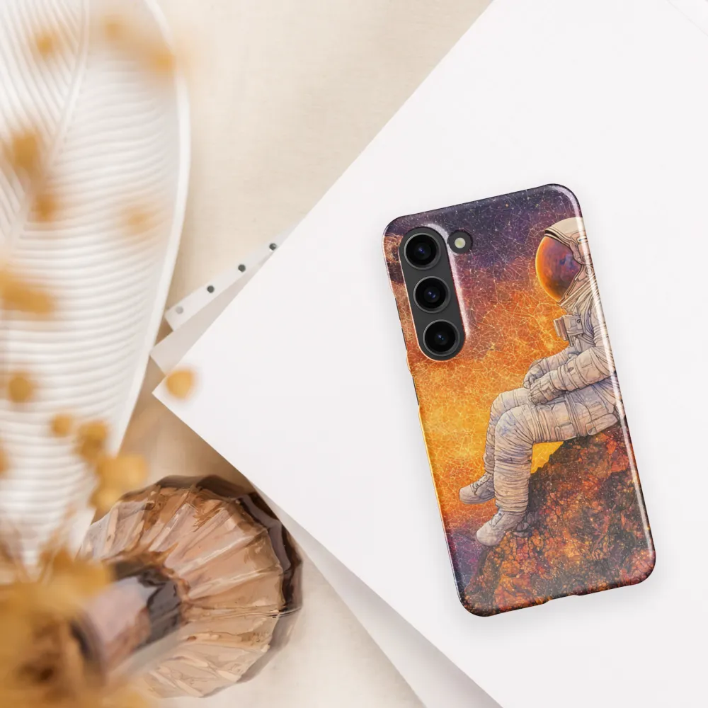 Cosmic Contemplation | Phone Case |  S23 | Snap Case | Glossy