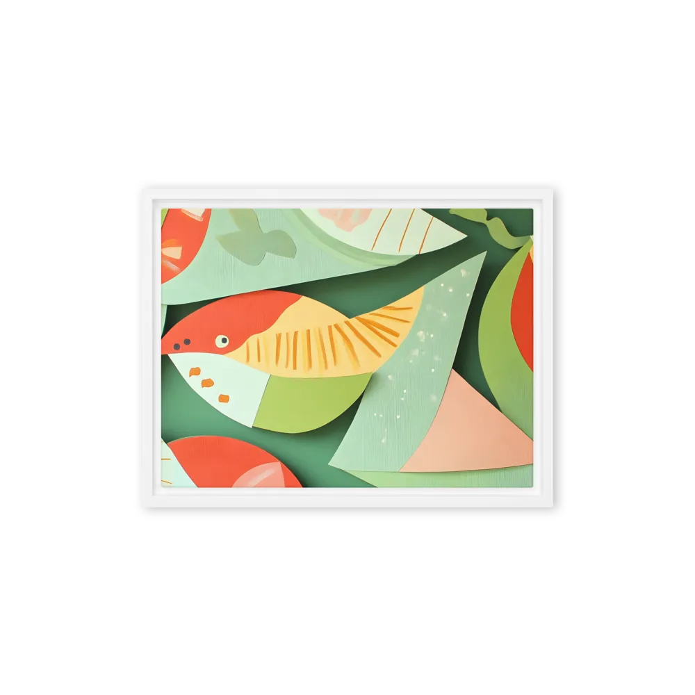 Nature's Palette | Canvas with White Frame | 12″×16″