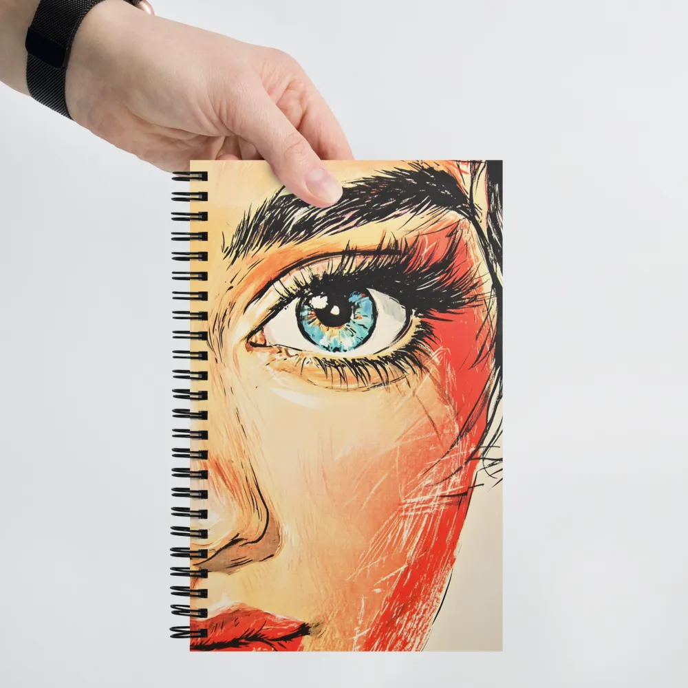 Gaze of Emotion | Spiral Notebook