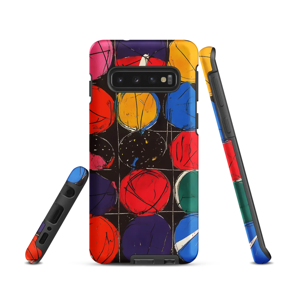 Colorful Circles in Abstract Harmony