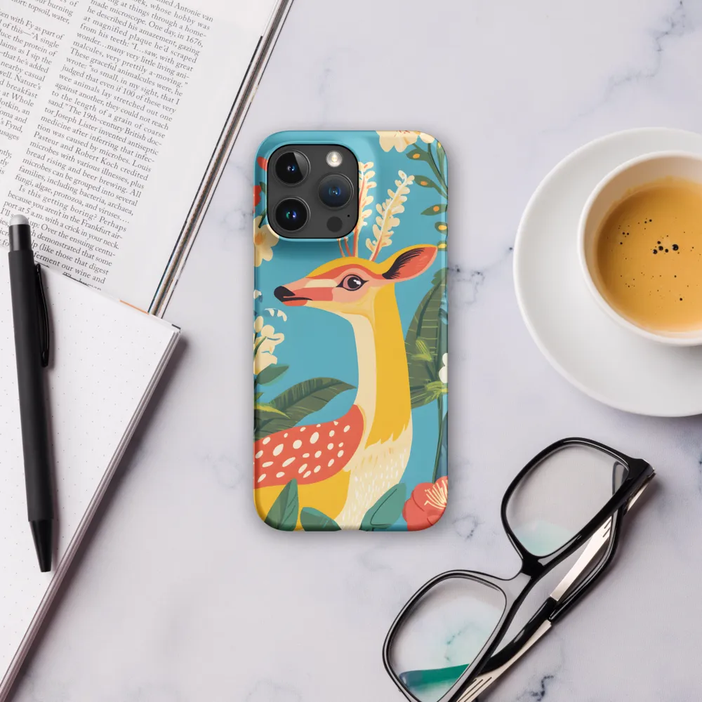 Serene Majesty: A Vibrant Deer Amidst Flora