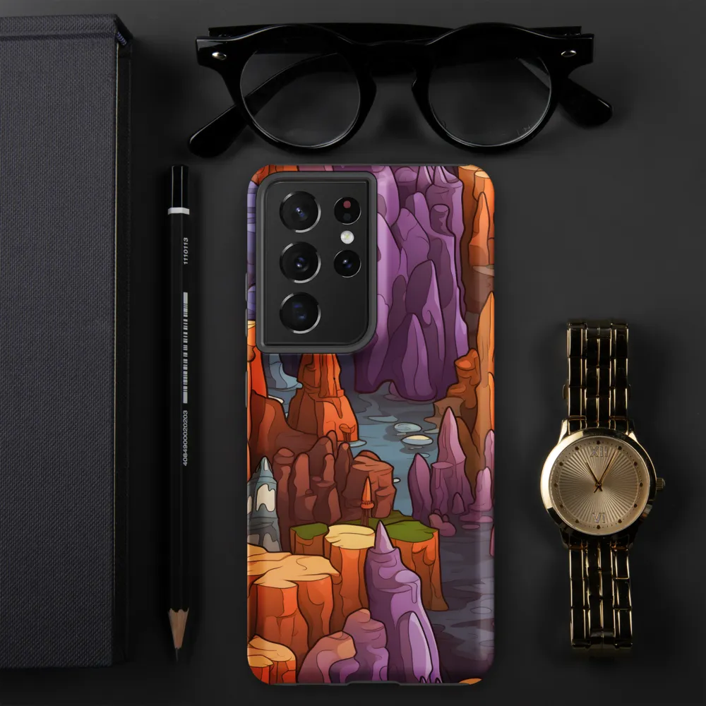 Vibrant Rockscape: A Digital Odyssey