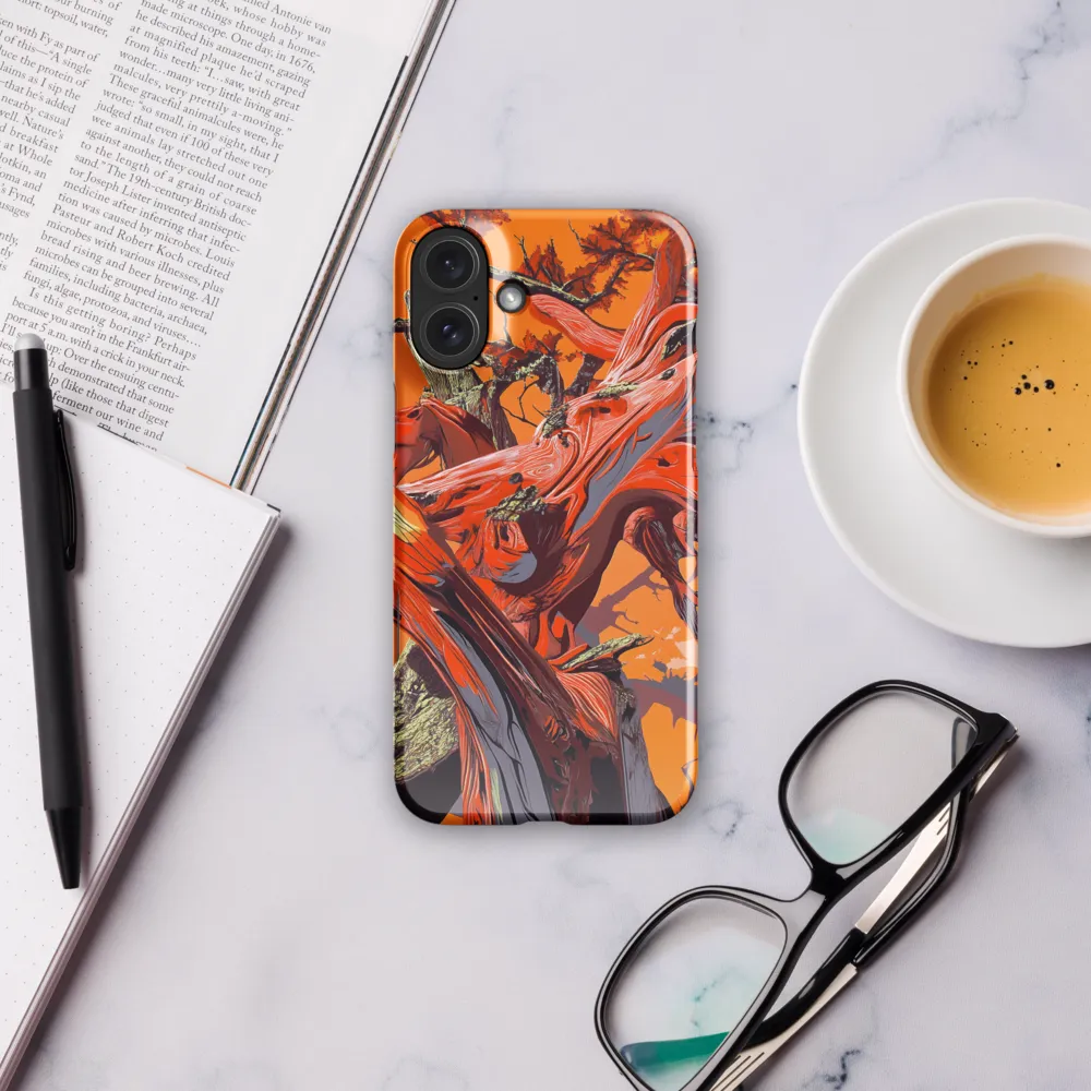Life in Motion: An Abstract Tree | Phone Case |  16 Plus | Snap Case | Glossy