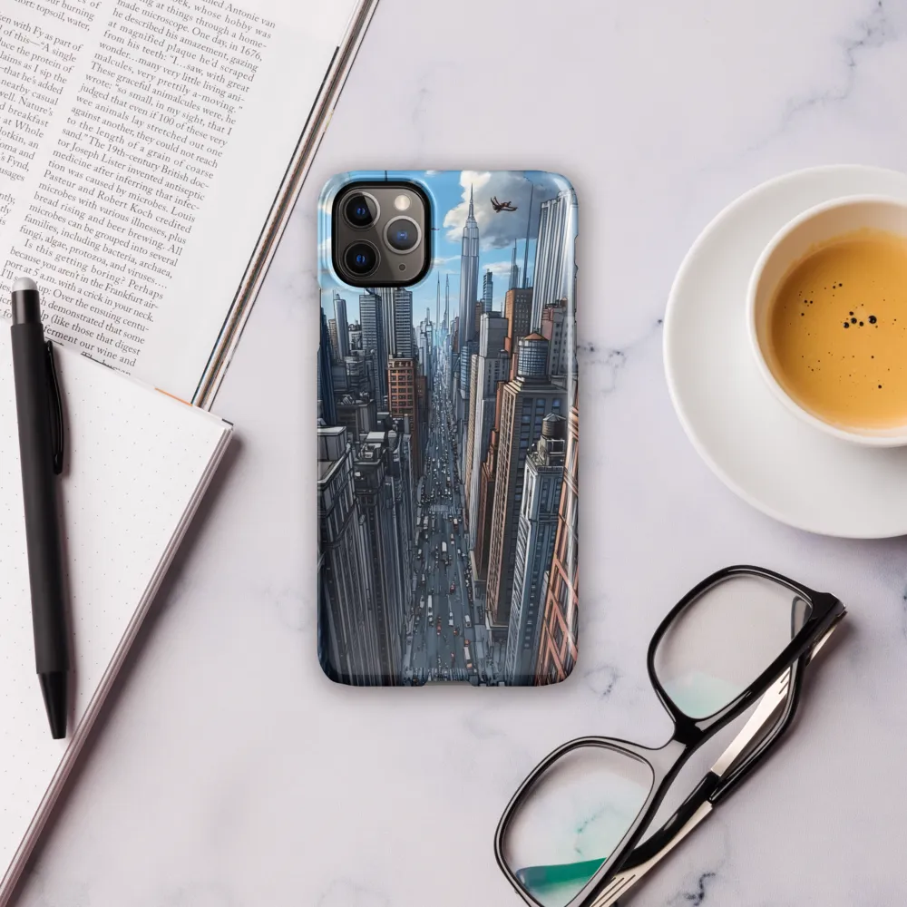 Skyline Symphony: A City in Motion | Phone Case |  11 Pro Max | Snap Case | Glossy