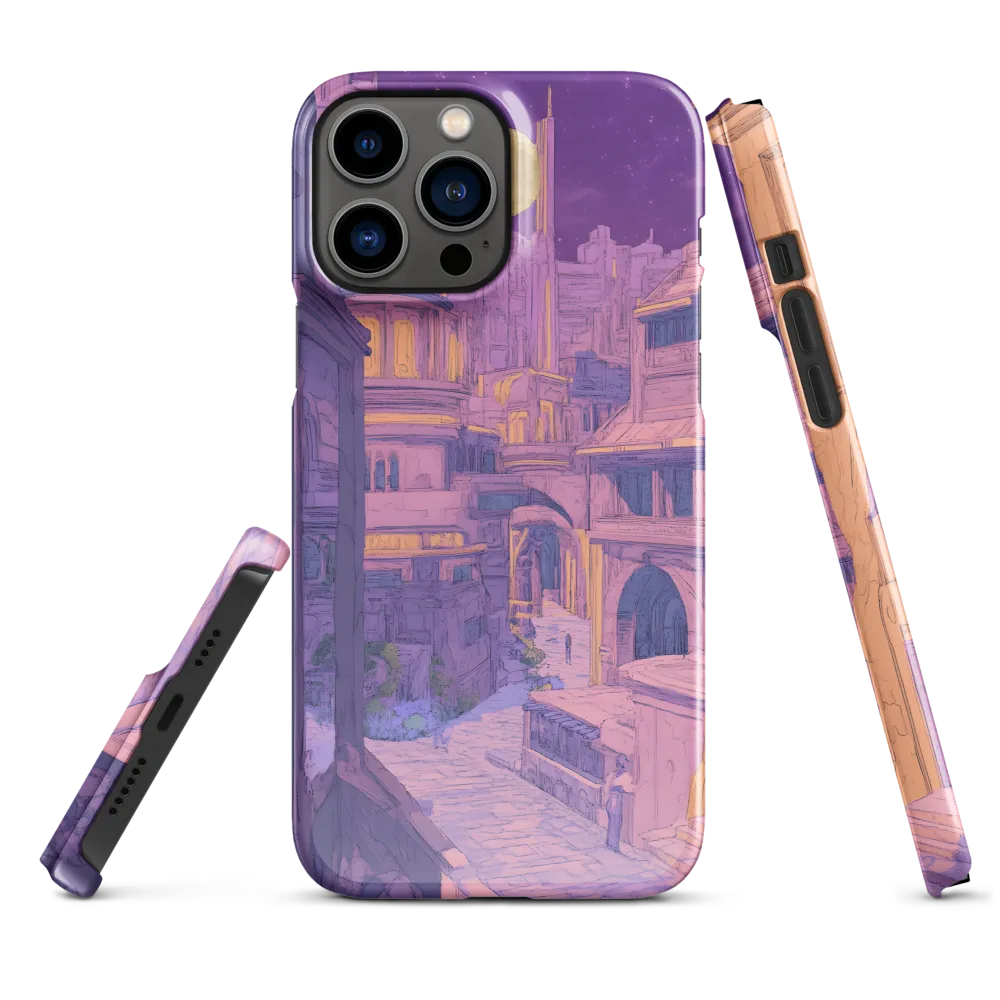 Moonlit Fantasy City | Phone Case |  13 Pro Max | Snap Case | Glossy