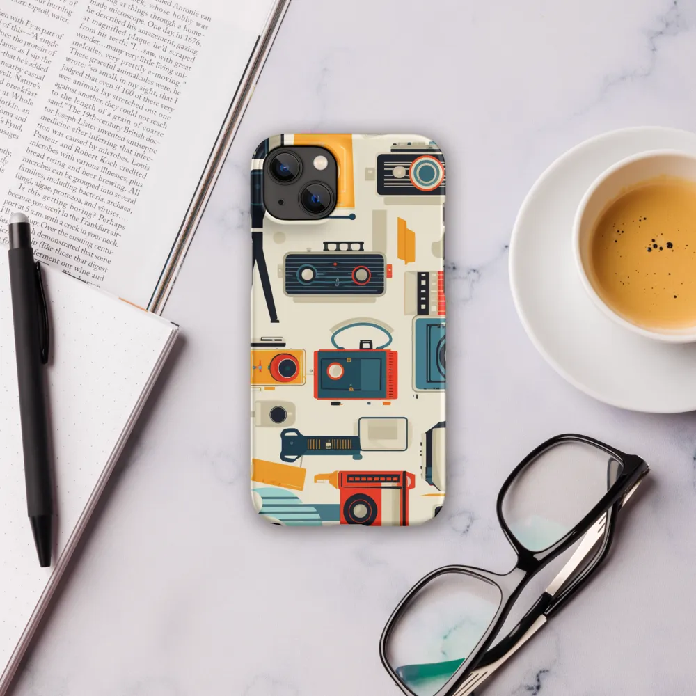 Retro Camera Collection: A Nostalgic Journey | Phone Case |  14 Plus | Snap Case | Matte