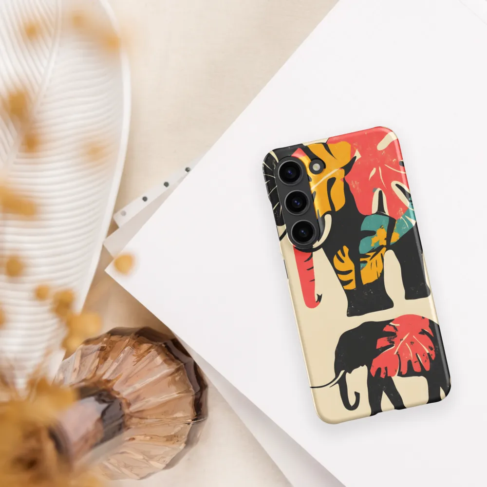 Tropical Elegance: The Elephant's Dance