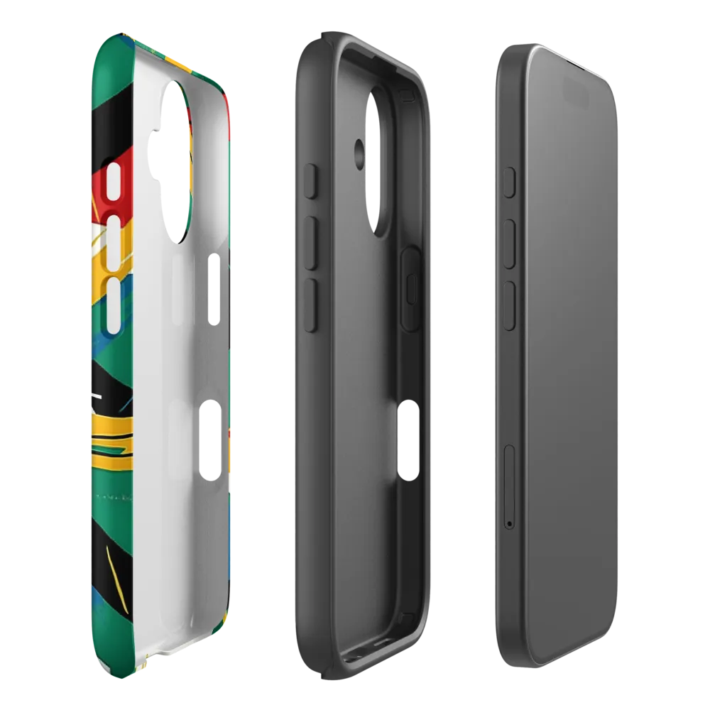 Dynamic Interplay of Colors | Phone Case |  16 | Tough Case | Matte