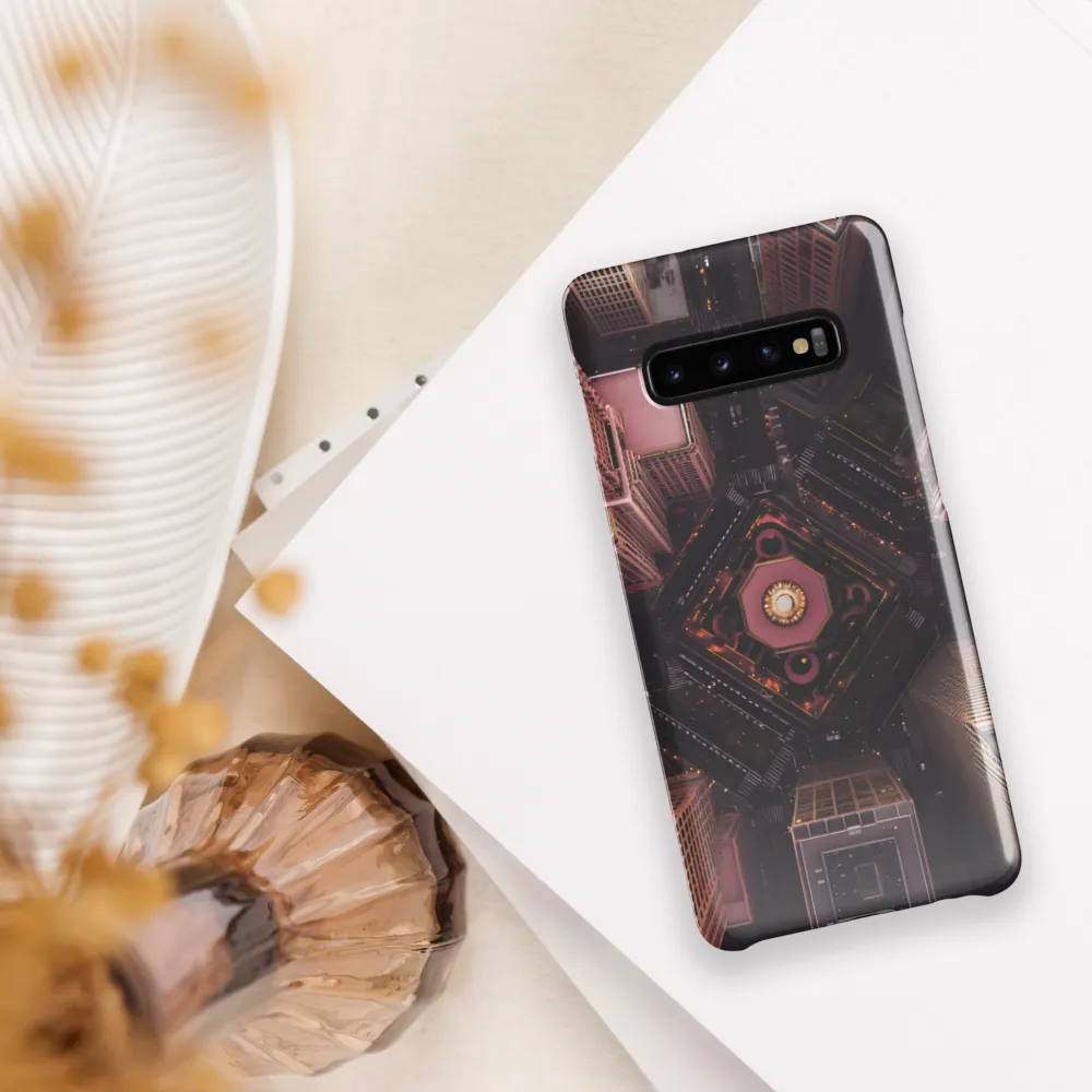 Urban Symphony: Aerial Views of the City | Phone Case |  S10 Plus | Snap Case | Glossy