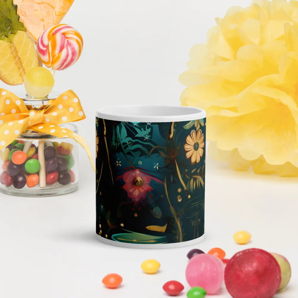 Whimsy in Flora: An Art Nouveau Journey | Mugs | Multiple Sizes & Colors