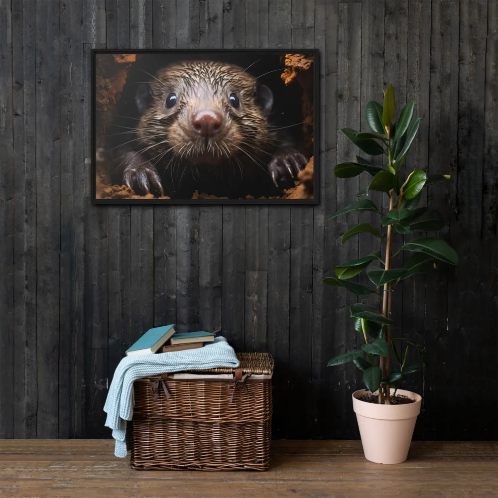 Emerging Curiosity | Canvas with Black Frame | 24″×36″