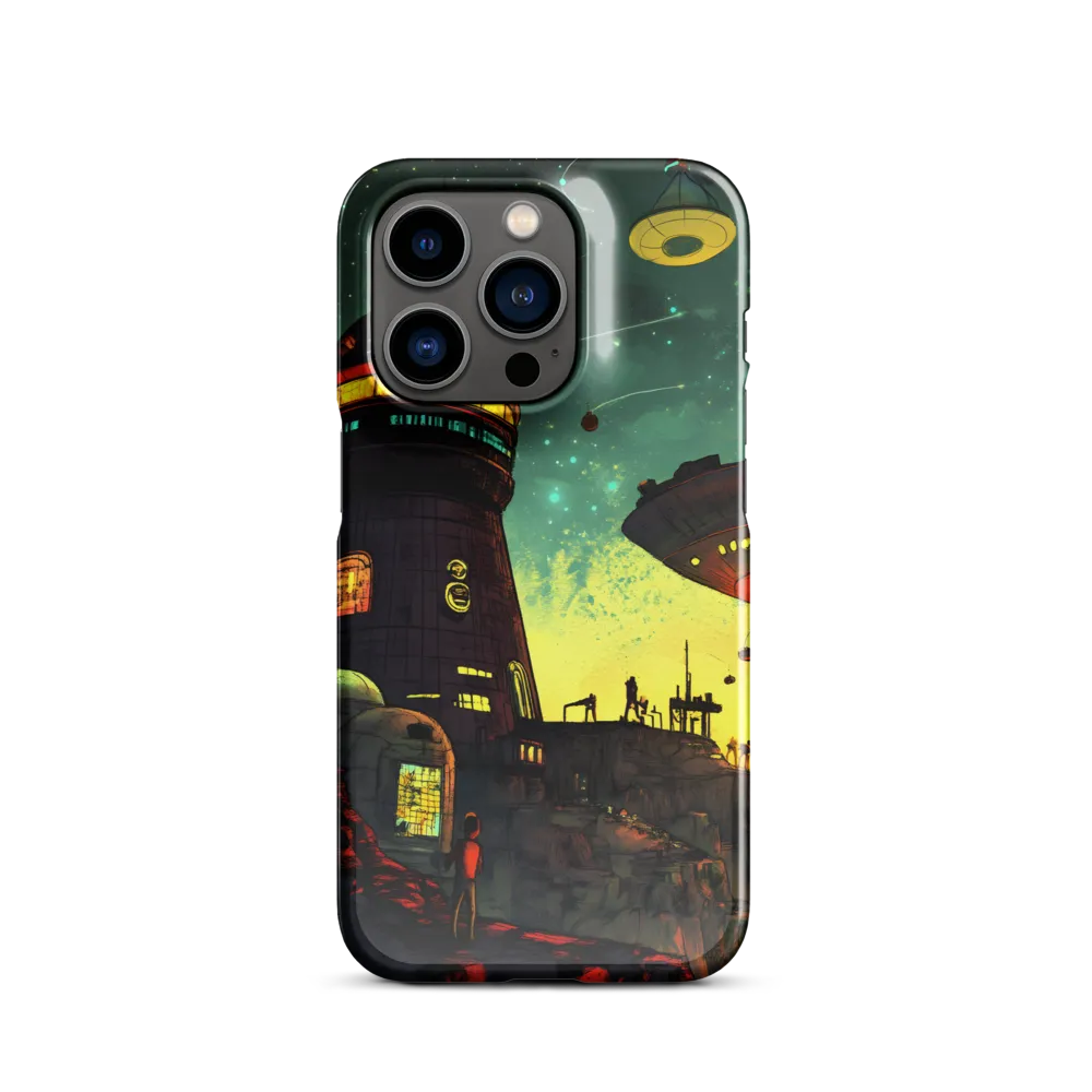Futuristic Horizons: A Glimpse into Tomorrow | Phone Case |  14 Pro | Snap Case | Glossy