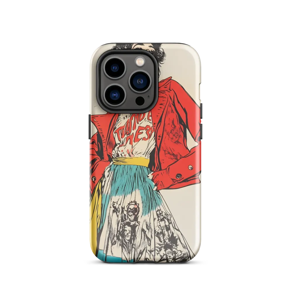 Vibrant Elegance: A Pop Art Fashion Statement