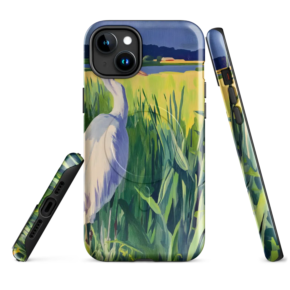 Graceful Presence: The Heron in the Meadow