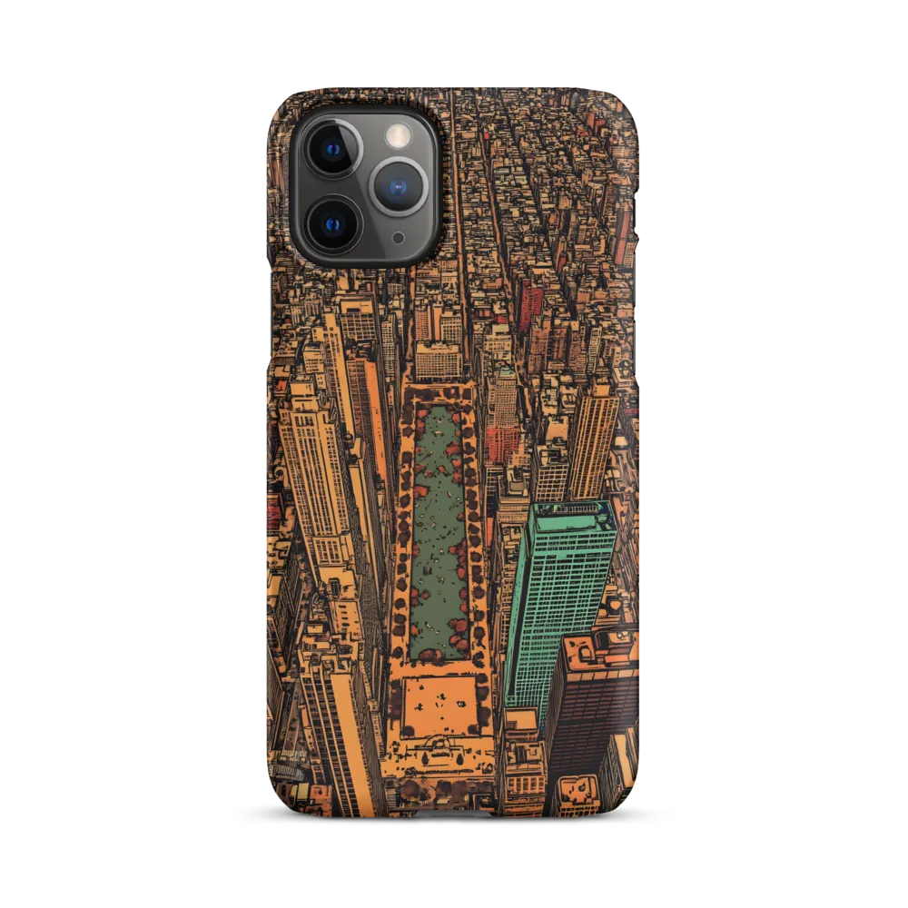 Urban Oasis: Aerial View of City Life