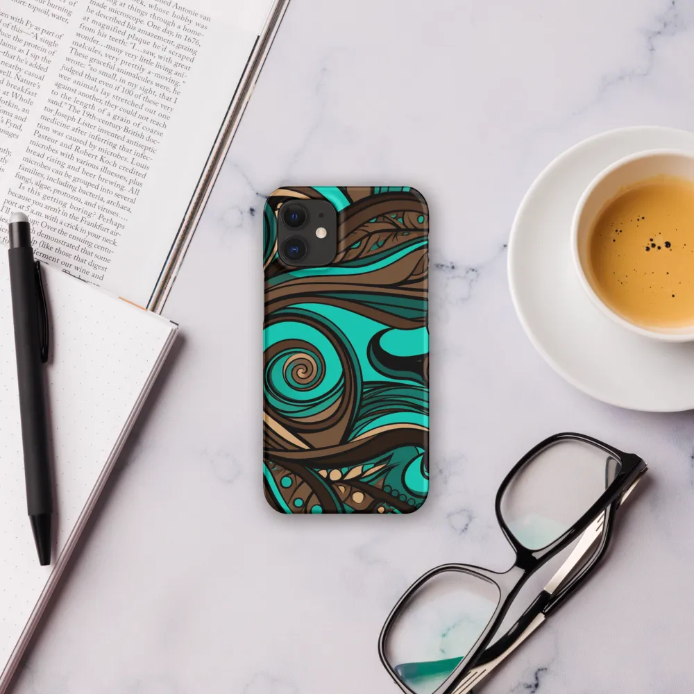 Fluctuating Currents | Phone Case |  12 Mini | Snap Case | Matte