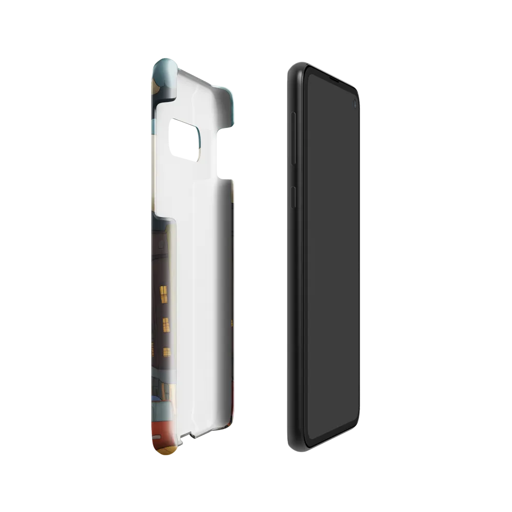 Urban Symphony: A City Awakens at Dusk | Phone Case |  S10e | Snap Case | Glossy